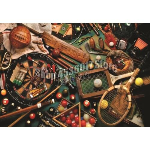 5D DIY Diamond Embroidery Classics Sports Gear Diamond Mosaic Full Decoration Diamond Painting Kit Home Decor Gift Christmas