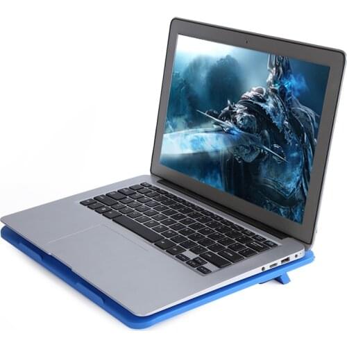Gaming Laptop Cooler Cooling Pad Base with Silent Fan Adjustable Notebook Stand for 14" or Below Notebook PC Computer