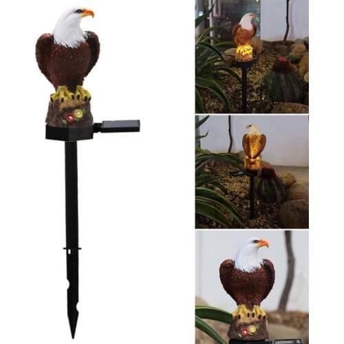 New Eagle Solar Light Outdoor Solar Powered LED Lamp Solar Garden Light Home Outdoor Waterproof Yard Garden Solar Lights