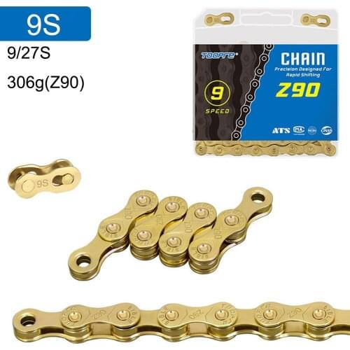 Bicycle Chain 116 Links X6 X7 X8 X9 X10 X11 Speed Road MTB Crankset Gold Silver Mountain Road Bike MTB Chains Equipment