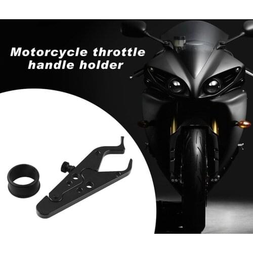 Motorcycle Throttle Lock - Motorcycle Cruise Control - Motorcycle Cruise Lock Assist with Silicone Ring Protect Throttle Grip