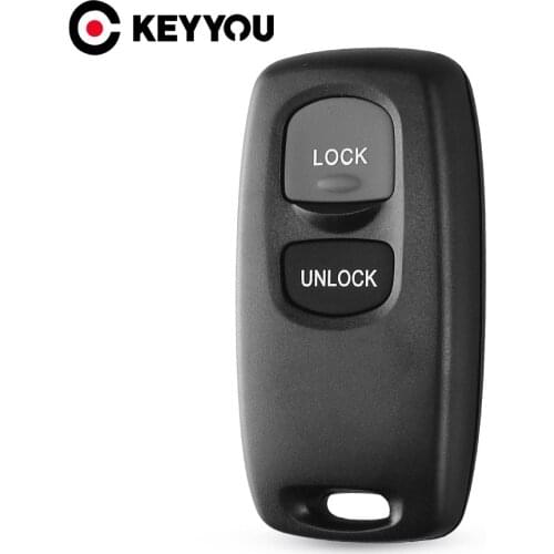 KEYYOU Replacement Remote Key Shell Case Remote Key Fob 2 Button for MAZDA 2 3 6 323 626 Free Shipping