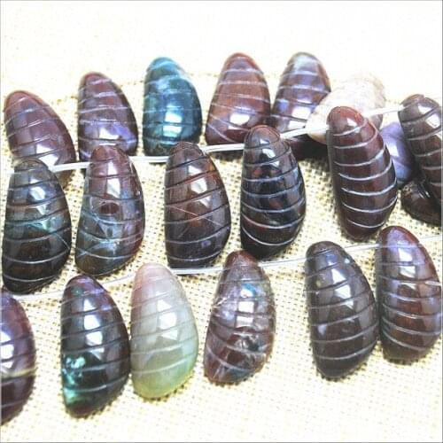10pcs nature indian agatee stone lovely bugs shape handmade carving size 15x30mm new DIY jewelry designs for choker necklace mak
