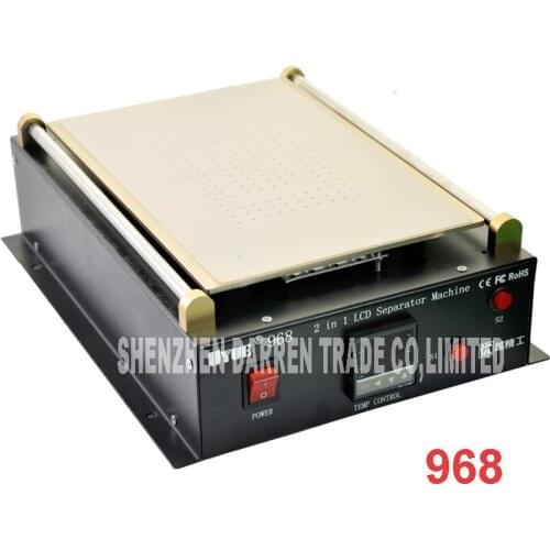 968 complete set built-in vacuum pump for ipad for mobile LCD glass separator split screen repair for tablet pc