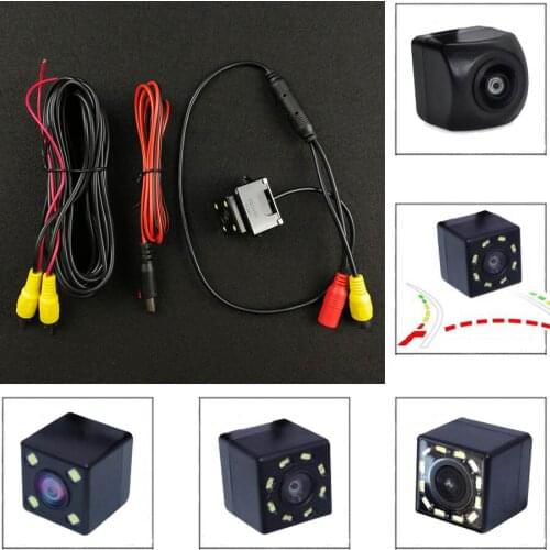 Car CCD Night Vision 4 8 12 LED Fisheye Rear View Camera Waterproof Parking Assistance For Toyota Camry Sedan 2009 2010 2011