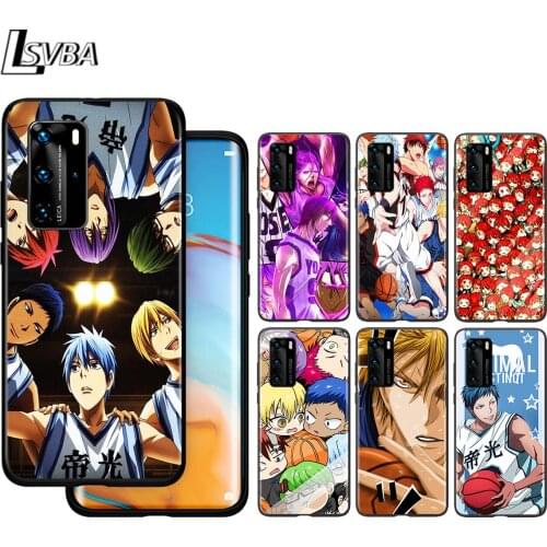 Kurokos Basketball For Huawei P40 P30 P20 P10 Pro Lite E Plus 4G 5G P9 P8 Lite P Smart Z S Plus Soft Black Phone Case