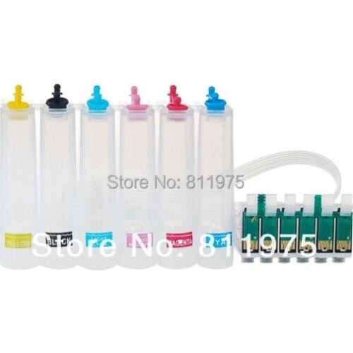 Free chipping ciss for epson T0791 -T0796 ink cartridge ciss ink system for epson Stylus Photo PX700W PX800W P50 PrinterS