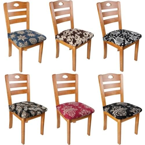 Chair Seat Cover Floral Print Household Saddle Cover Seat Protector For Coffee Shop Office Home Decorations