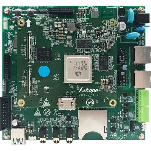 Hickory Base on Hi3559A AI Face Recognition Development Board Support DebianUbuntu System (core board +base board +power supply)