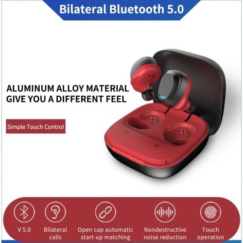 IPOP U9 TWS Bluetooth 5.0 Earphone Wireless 5D Hifi Sport Gaming Earphones Earbuds for Xiaomi wireless bluetooth headset