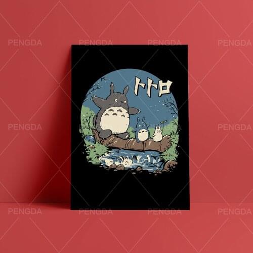 Paintings Wall Art My Neighbor Totoro Canvas Modular Hayao Miyazaki Pictures Print Japan Anime Movie Poster Home Decor Bedroom