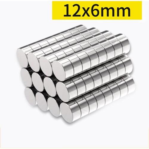 Round Neodymium Magnet Dia. 12mm 14mm Strong Circular Disc Magnet Powerful Magnetic Magnet Thickness 1mm 1.5mm-6mm