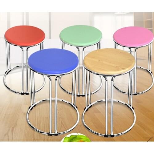Wholesale 30*45cm Colorful Round Stool Living Room stool Hotel Cafe Bar stools