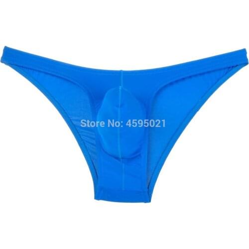 Men Pouch Bikini Briefs Elastic Jockstrap Soft Bikinis Guys Underwear Sexy Day Wear Pants