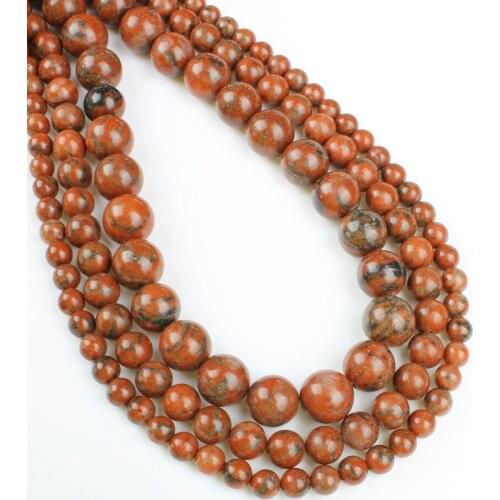 Natural Semi-precious Loose Beads Strand Red Color Beads For Making Necklace Bracelet Size 4mm,6mm,8mm,10mm Whosale Price