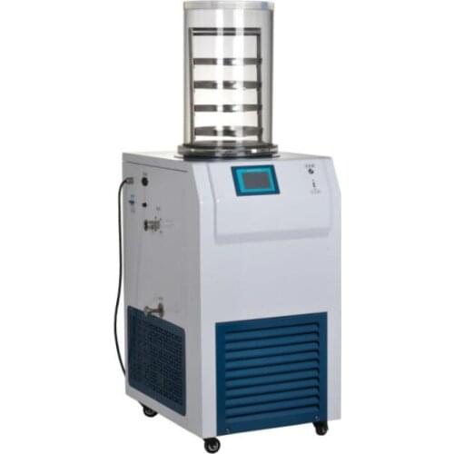 Small Vacuum Freeze Drying Lyophilization Vertical Vegetable and Fruit Freeze Dehydrator Ordinary Type and Gland Type