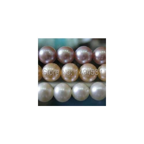 Wholesale 38CM 8MM 100% Real Pearl Bead Natural Highlight Pearl Bead Round Loose Beads DIY jEWELRY for Woman Gift