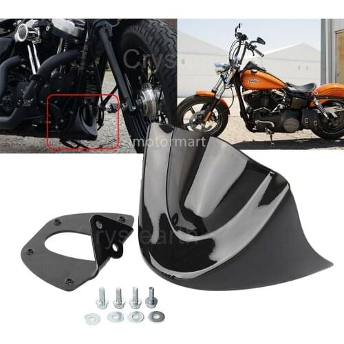 Motorcycle Front Chin Spoiler Air Dam Fairing Cover Mudguard Air Dam Fairing For Harley Dyna Street Bob 2006-2016 2013 2014 2015