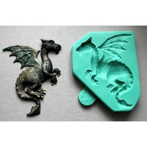 Silicone Mould Dragon pattern cake decorating fondant mold cake decorating tools