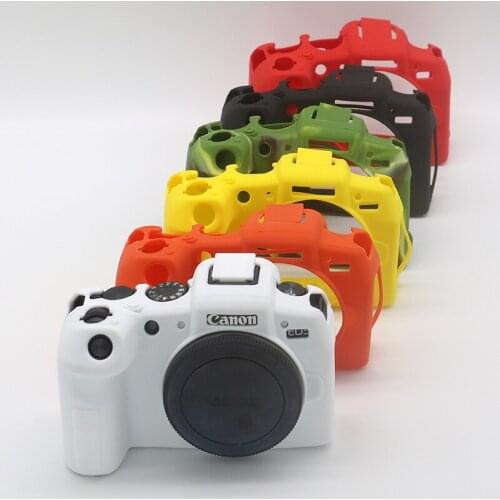 Silicone Armor Skin Case Body Cover Protector For Canon EOSR EOS R EOSRP EOS RP Body Camera Cover Protector Video Bag