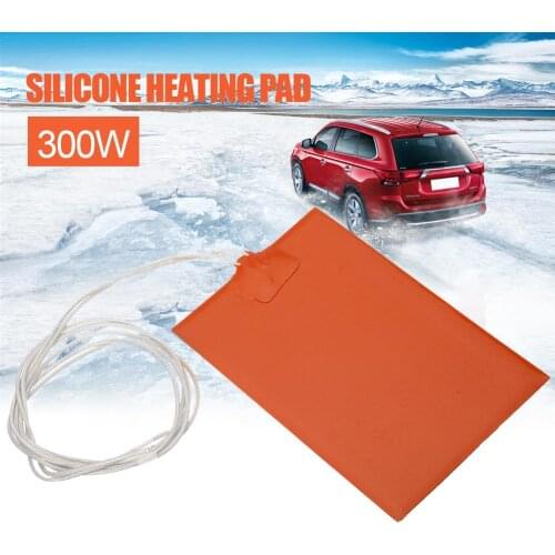 300W 220V Motorolie Tank Silicone Heater Pad Universal Brandstoftank Watertank Rubber Verwarming Mat Warming Accessoires