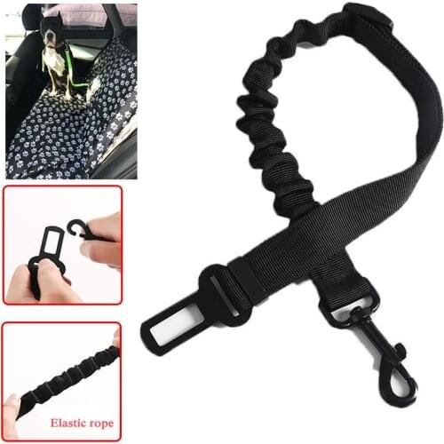Dog Supplies Pet Dog Cat Car Seat Belt Adjustable Harness Seatbelt Lead Leash for Small Medium Dogs Travel Strap Clip Pet