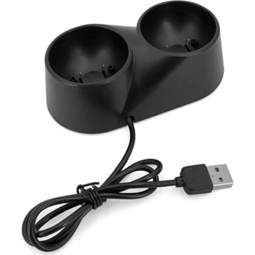 Dual Charger Charging Dock Station Stand Holder Base For S ony Play Station PS4 VR Move PSVR PS 4 Controller Accessories