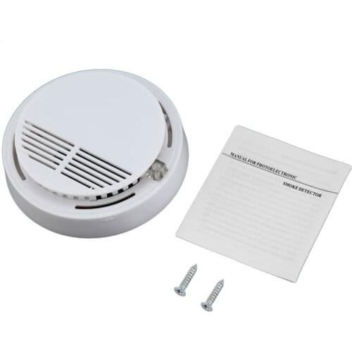 1PC Smoke Detector Smokehouse Combination Fire Alarm Home Security System Firefighters Combination Smoke Alarm Fire Protection