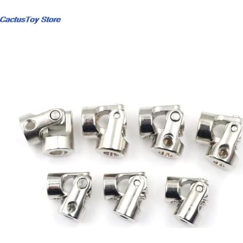 1Pcs Universal DIY Motor Shaft Fitting Joint Boat Metal Cardan Joint Universal Joint Connector Model