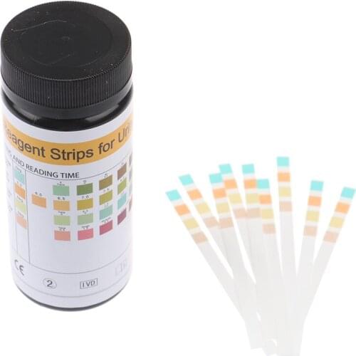 100 Strips URS-4K Glucose pH Protein Ketone Urine Test Paper Strips Urinary Test