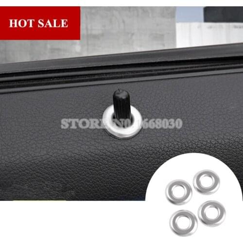 Interior Door Lock Pin Pins Cover 4pcs For Benz C Class W204 S204 2008-2013 Car accesories interior Car decoration