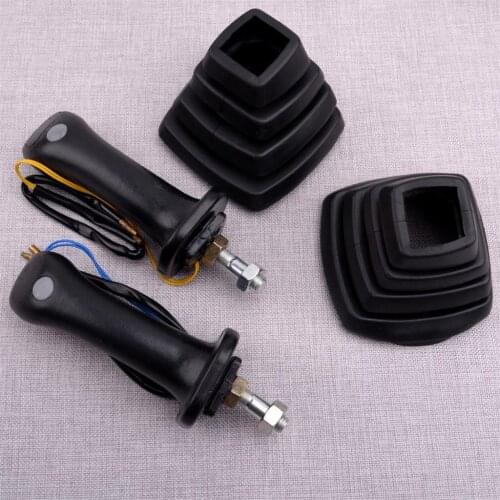 CITALL 1 Pair Excavator Joystick Handle & Cover Fit for Xugong Yuchai Lovol Longgong Rev o 55/60/65/75-8/80 Black Accessories