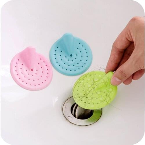 Clearance Sale 1pcs Kitchen Sink Filter Bathroom Sucker Floor Drains Shower Hair Sewer Filter Colanders Strainers