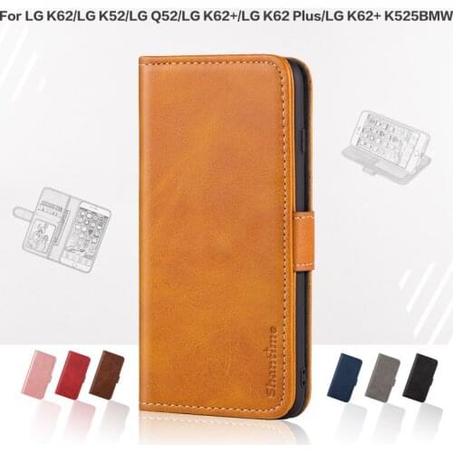 Flip Cover For LG K62 Business Case Leather Luxury With Magnet Wallet Case For LG K52 LG Q52 LG K62+ LG K62 Plus Phone Cover