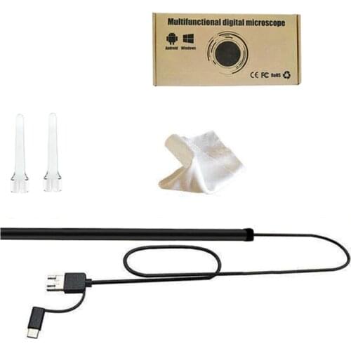 3 in 1 Ear Wax Removal Tool,USB Otoscope-Ear Scope Camera In Ear Cleaning Endoscope Visual Ear Spoon 5.5mm Ear pick Tool R9JC