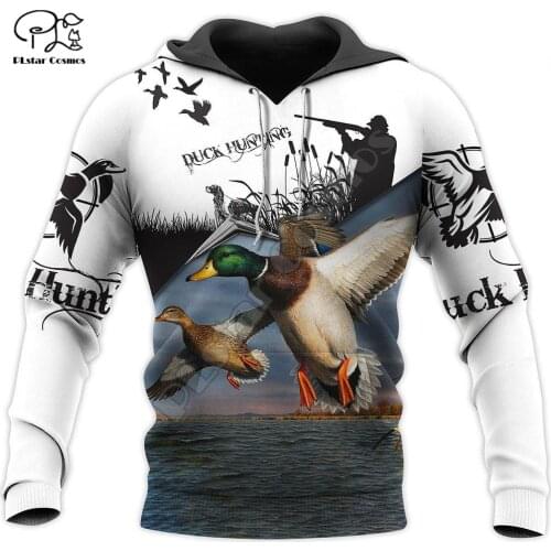 PLstar Cosmos Duck Hunting Animal Hunter Camo Tattoo Dog Tracksuit Pullover Streetwear 3DPrint Zip/Hoodies/Sweatshirts/Jacket 21