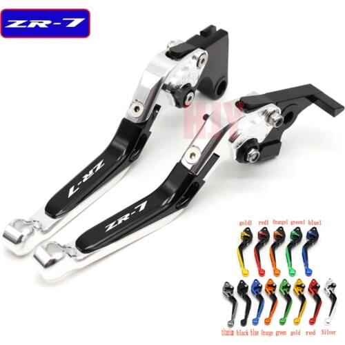 !Logo(ZR-7) For Kawasaki ZR-7 S ZR7 ZR7S ZR 7 1999-2003 2000 2001 2002 CNC Motorcycle Brake Clutch Levers