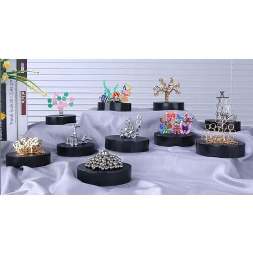 Magnetic Sculpture Free Swing Magnet Toys Diy Home Decoration Magnetic Sculptures magentic desk art sculpture