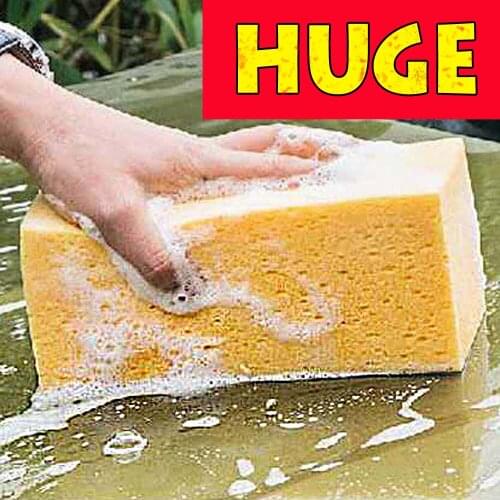 Car Wash Household Coral Sponge Large Leather Wipe Eraser Kitchen Office Furniture Toilet Bathroom Cleaning Supplies Accessory