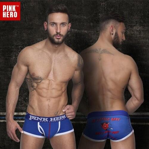 2016 New Cartoon Print Cotton Trunk Mens Boxer short high quality stretched cotton mens underwear intimate undergarment