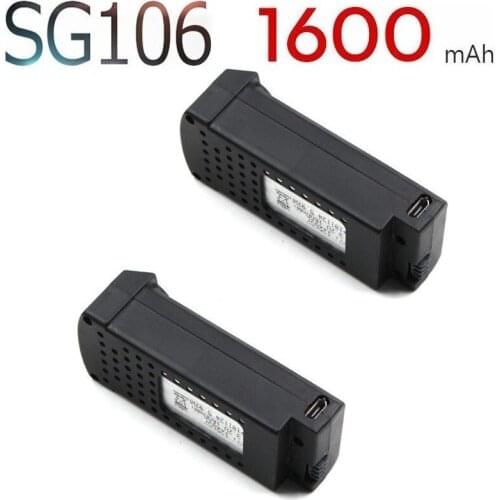 Original 1600mAh 3.7V Lipo Battery For SG106 RC Helicopter Quadcopter Spare Parts 3.7v Drone Rechargeable Battery for SG-106