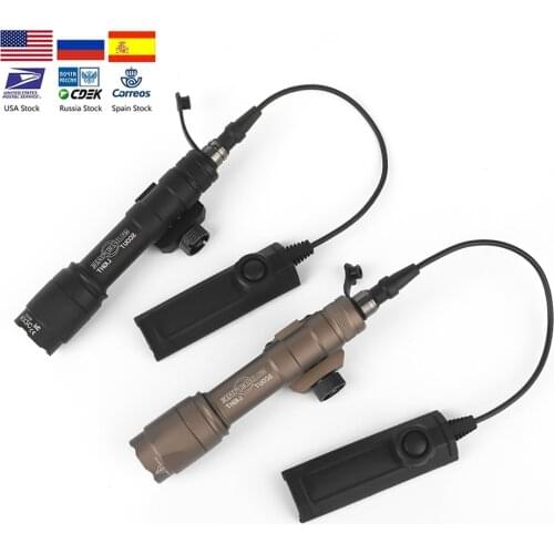 Airsoft Surefir M600 M600C 340Lumen Scoutlight Tactical light Hunting Rifle Weapon Flashlight Support Momentary On /Constant On