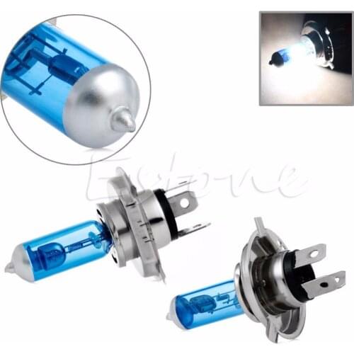 1 PC x Car Auto H4 HID Xenon Super White Headlight 12V 100W Halogen Bulb Lamp Light jul24