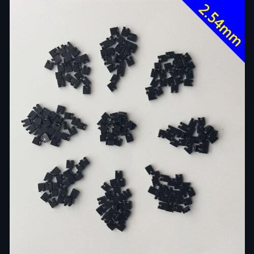 1000 pcs 2.54mm Standard Circuit Board Jumper Cap Shunts Short Circuit Cap New