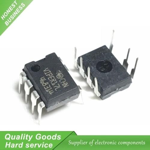 20PCS VIPER17L VIPER17 DIP Switching Supply IC New Original Free Shipping