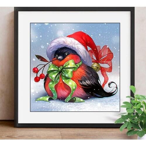 Bird Diamond Embroidery Mosaic Needlework Christmas Gift Full Square Resin Diamond Painting Cartoon Kits Wall Decor