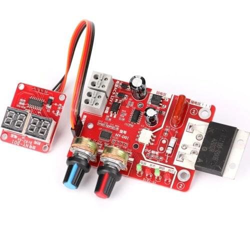 40A/100A Spot Welder Machine DIY Controller Panel Time and Current Control Function with Digital Display High-Precision Machine