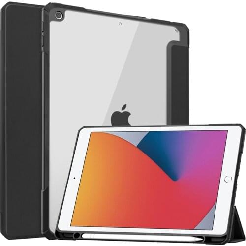 Case for iPad 10.2 inch 2019 2020 Smart Cover with Pencil Holder for iPad 7th 8th Generation case Model A2270/A2428/A2429/A2430