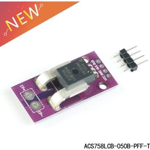 Hall Current Sensor CJMCU-758 ACS758LCB-050B-PFF-T Linear Current Sensor Module 3V To 5V Single Supply Operation Newest