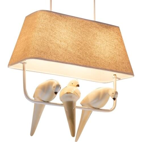 Decor Bird Light Pendant Lamp Dinning Room Hanging Lights Nordic Modern Art Lighting Fixtures for Living Room Kitchen Furniture